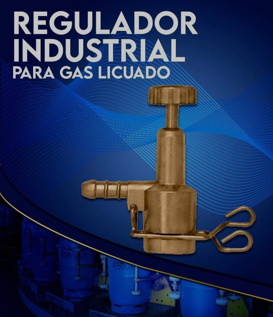 Regulador Industrial para gas licuado