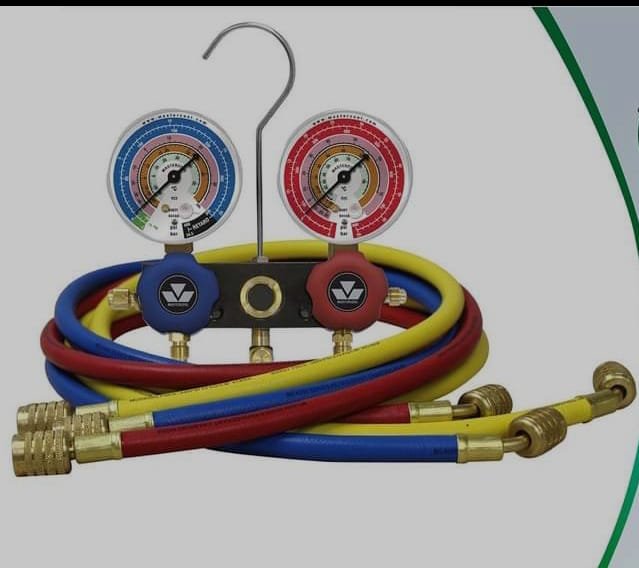 Manometro Completo Con Manguera Para R410 - R22 - R134 - R404