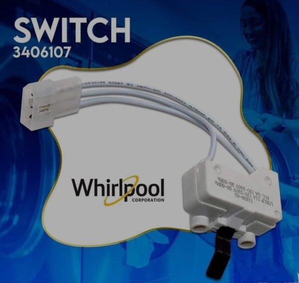 Switch-original lavadora y secadora Whirlpool 3406107