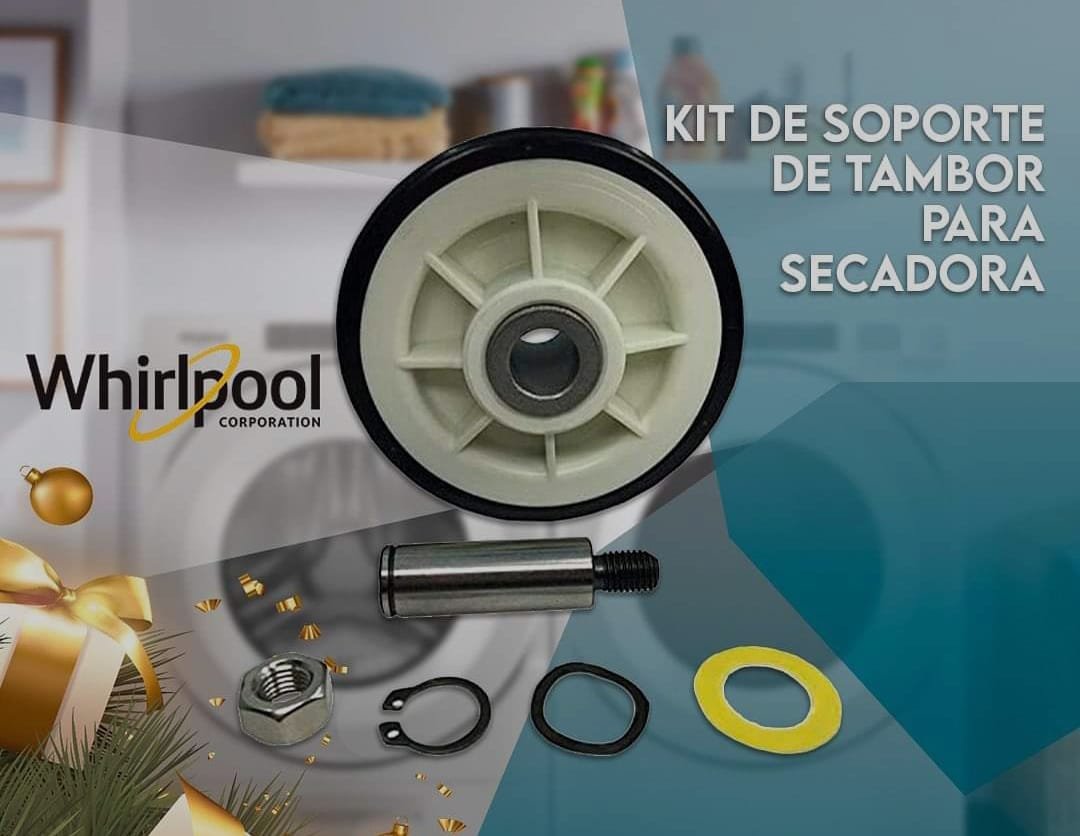 Kit Rueda Soporte Tambor Original Whirlpool